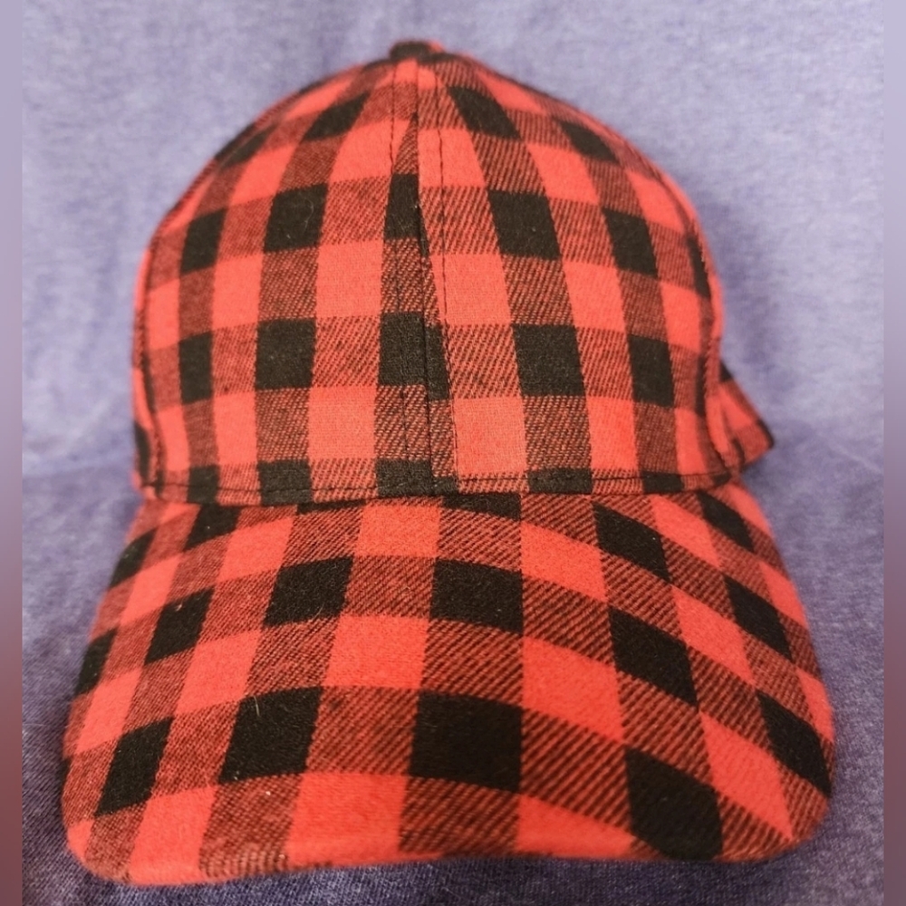 New! Plaid Adjustable Baseball/Golf/Trucker Hat/ Cap